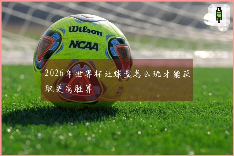 2026年世界杯让球盘怎么玩才能获取更高胜算