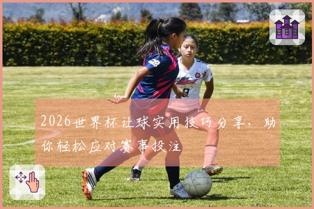 2026世界杯让球实用技巧分享,助你轻松应对赛事投注
